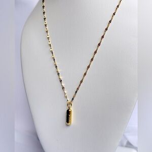Gold Chill Pill Necklace
